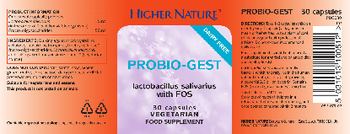 Higher Nature Probio-Gest - food supplement