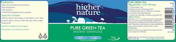 Higher Nature Pure Green Tea - food supplement