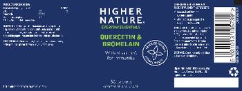 Higher Nature Quercetin & Bromelain - food supplement