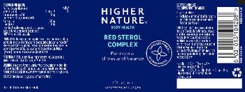 Higher Nature Red Sterol Complex - food supplement