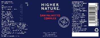 Higher Nature Saw Palmetto Complex - food supplement