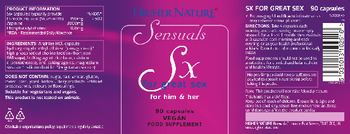 Higher Nature Sensuals Sx - food supplement