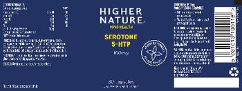 Higher Nature Serotone 5-HTP 100 mg - food supplement