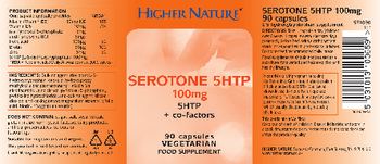 Higher Nature Serotone 5HTP 100 mg - food supplement
