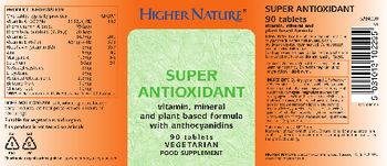 Higher Nature Super Antioxidant - food supplement