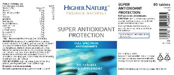 Higher Nature Super Antioxidant Protection - food supplement