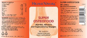 Higher Nature Super Osteofood - food supplement
