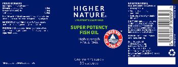 Higher Nature Super Potency Fish Oil - food supplement