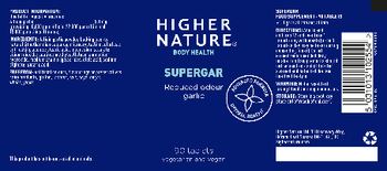 Higher Nature SuperGar - food supplement