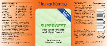 Higher Nature Supergest - food supplement