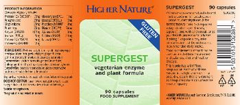 Higher Nature Supergest - food supplement