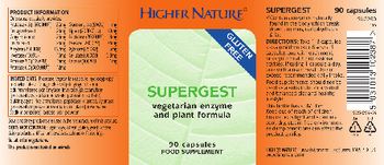 Higher Nature Supergest - food supplement