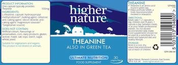 Higher Nature Theanine - food supplement