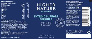 Higher Nature Thyroid Support Formula - food supplement
