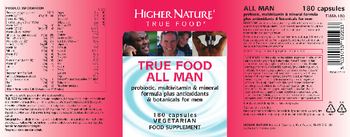 Higher Nature True Food All Man - food supplement