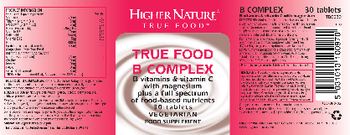 Higher Nature True Food B Complex - food supplement