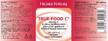 Higher Nature True Food C - food supplement