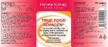 Higher Nature True Food Soyagen - food supplement