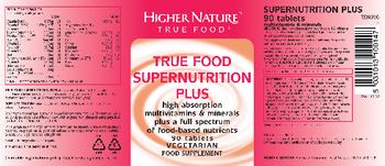 Higher Nature True Food Supernutrition Plus - food supplement