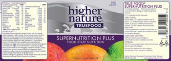 Higher Nature True Food Supernutrition Plus - food supplement