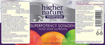 Higher Nature True Food Superpotency Soyagen - food supplement