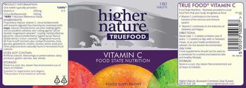 Higher Nature True Food Vitamin C - food supplement