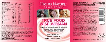 Higher Nature True Food Wise Woman - food supplement