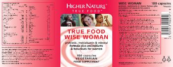 Higher Nature True Food Wise Woman - food supplement