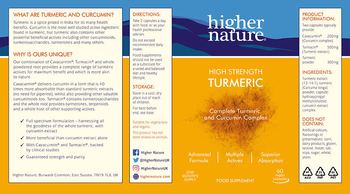 Higher Nature Turmeric - food supplement