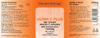 Higher Nature Ultra C Plus 1500mg - food supplement