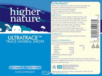 Higher Nature Ultratrace - food supplement