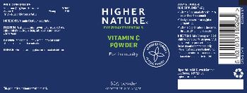 Higher Nature Vitamin C Powder - supplement