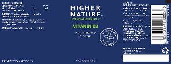 Higher Nature Vitamin D3 - food supplement