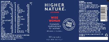 Higher Nature Wise Woman - food supplement