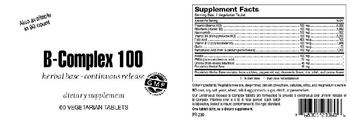 Highland Laboratories B-Complex 100 - supplement