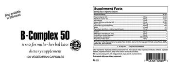 Highland Laboratories B-Complex 50 - supplement