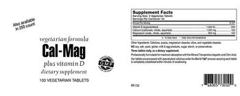 Highland Laboratories Cal-Mag Plus Vitamin D - supplement