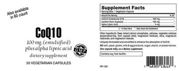 Highland Laboratories CoQ10 100 mg - supplement