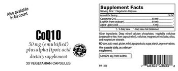 Highland Laboratories CoQ10 50 mg - supplement