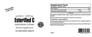 Highland Laboratories Esterified C 1,000 mg - supplement