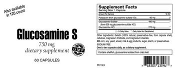 Highland Laboratories Glucosamine S 750 mg - supplement