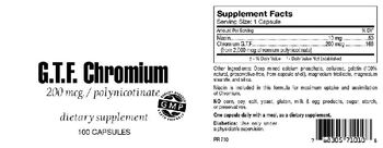 Highland Laboratories G.T.F. Chromium 200 mcg - supplement