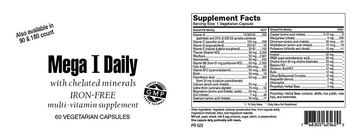 Highland Laboratories Mega I Daily Iron Free - multivitamin supplement