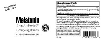 Highland Laboratories Melatonin 3 mg - supplement