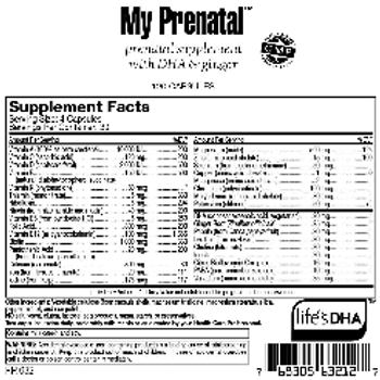 Highland Laboratories My Prenatal - prenatal supplement