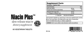 Highland Laboratories Niacin Plus - supplement