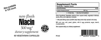 Highland Laboratories Non Flush Niacin - one capsule daily as supplement
