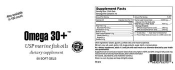 Highland Laboratories Omega 30+ - supplement