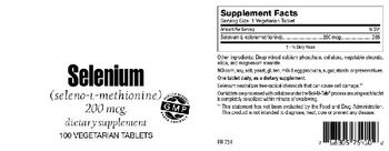 Highland Laboratories Selenium 200 mcg - supplement