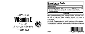 Highland Laboratories Vitamin E 400 IU - supplement